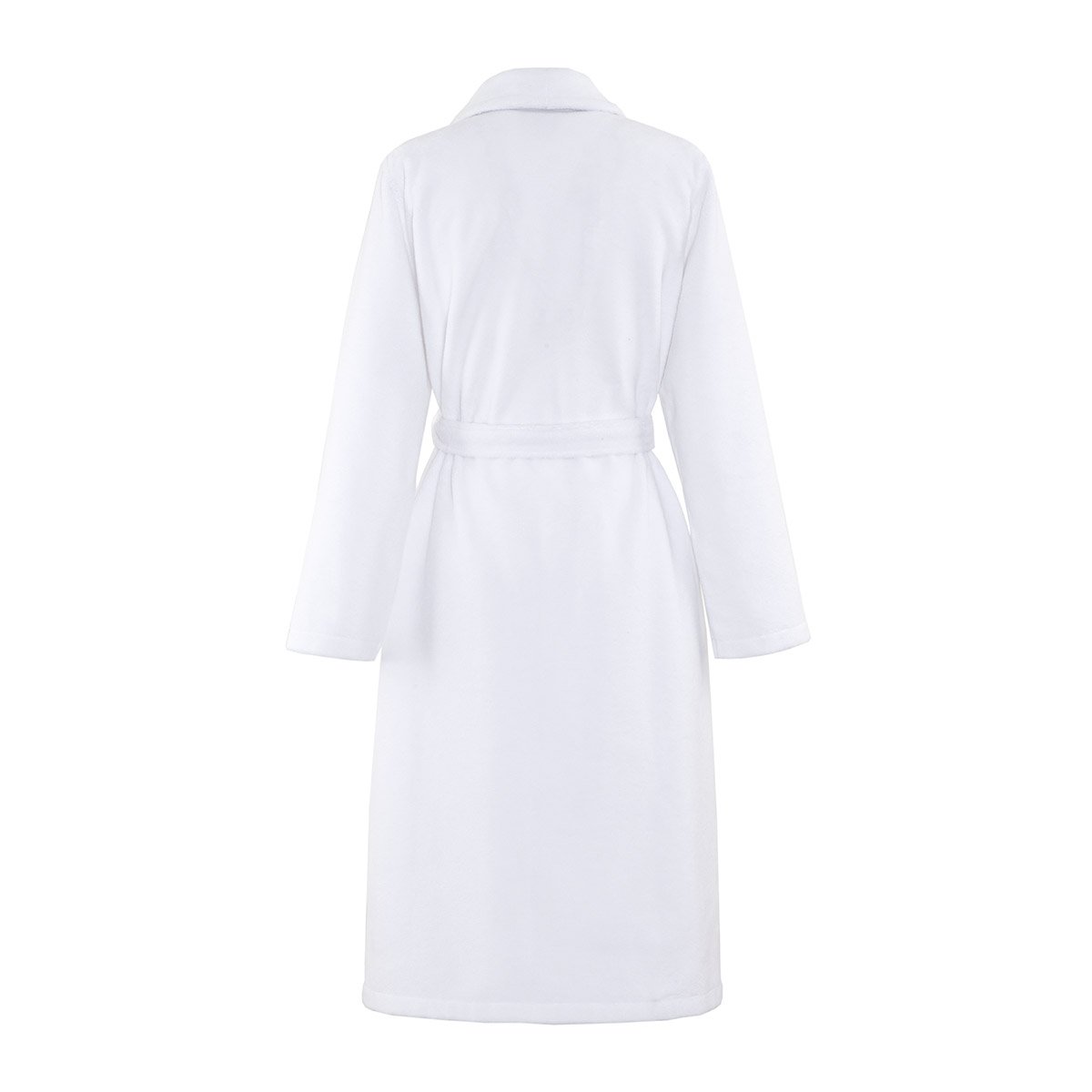 Peignoir long en polaire,DECEMBRE blanc, DESFORGES