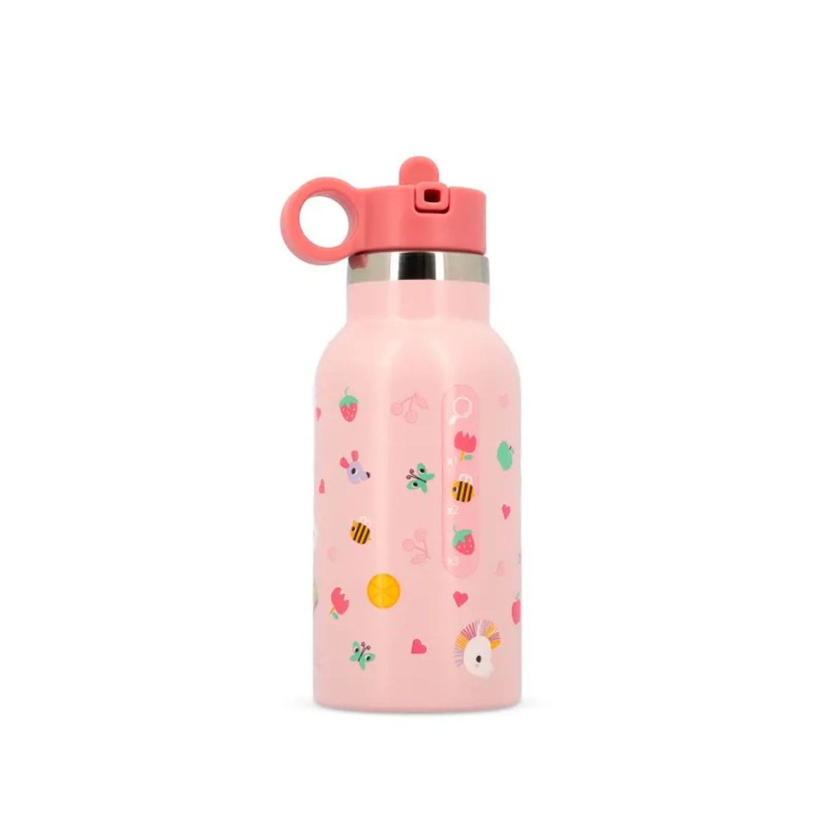 Gourde isotherme 350 ml avec jeu cherche et trouve Jeanne couleur unique, LILLIPUTIENS
