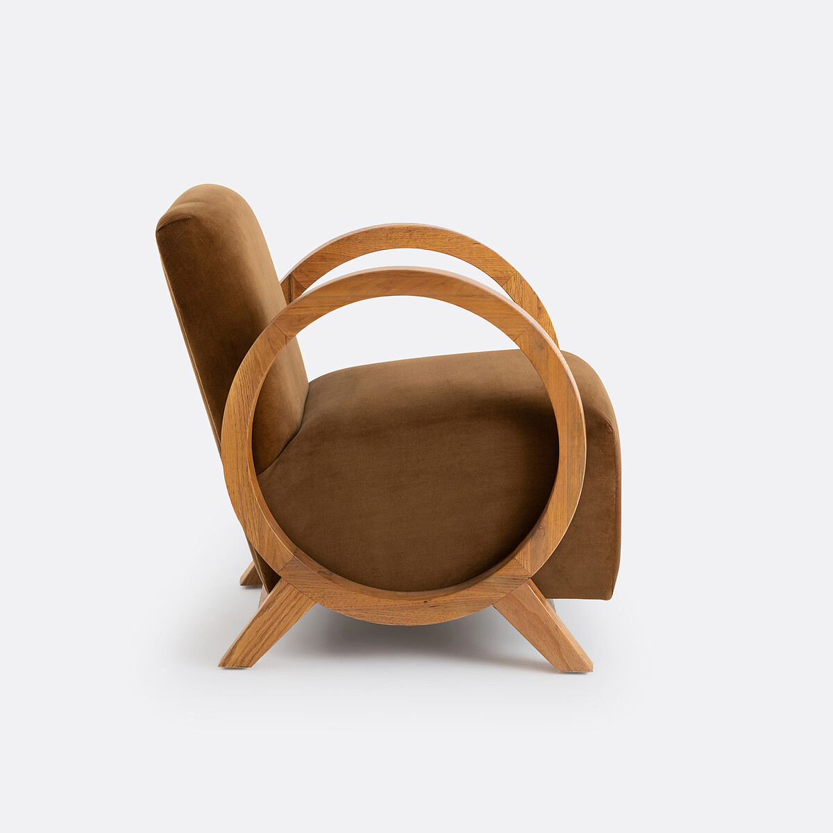 Sessel Berti, Vintage-Stil goldfarben ocker, LA REDOUTE INTERIEURS