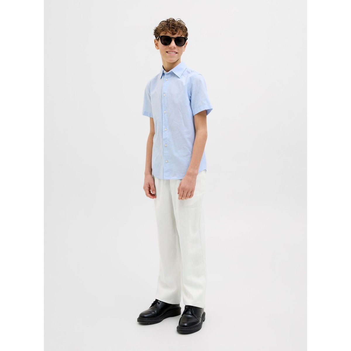 Pantalon À Jambe Large antique white, JACK & JONES JUNIOR