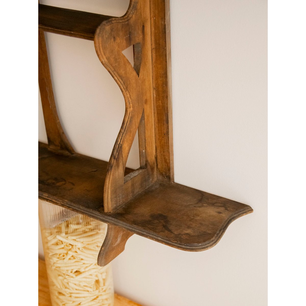 Étagère murale au charme cottage Gaëlle N°1517 - Bon état bois foncé, DEBONGOUT