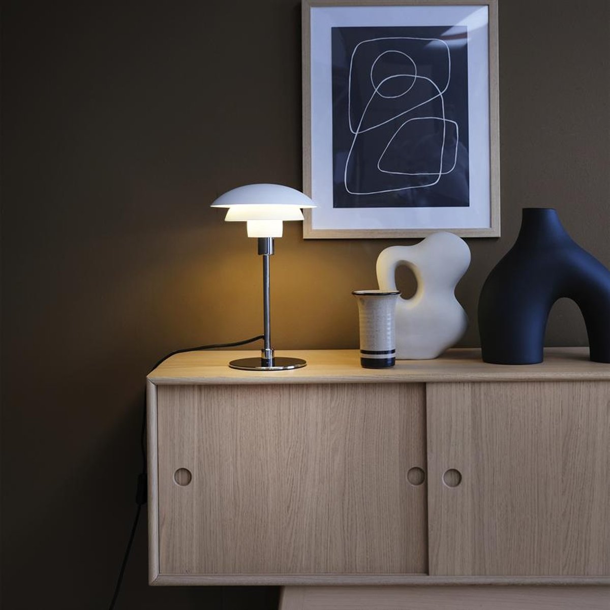 Lampe à poser MORPH blanc, DYBERG LARSEN