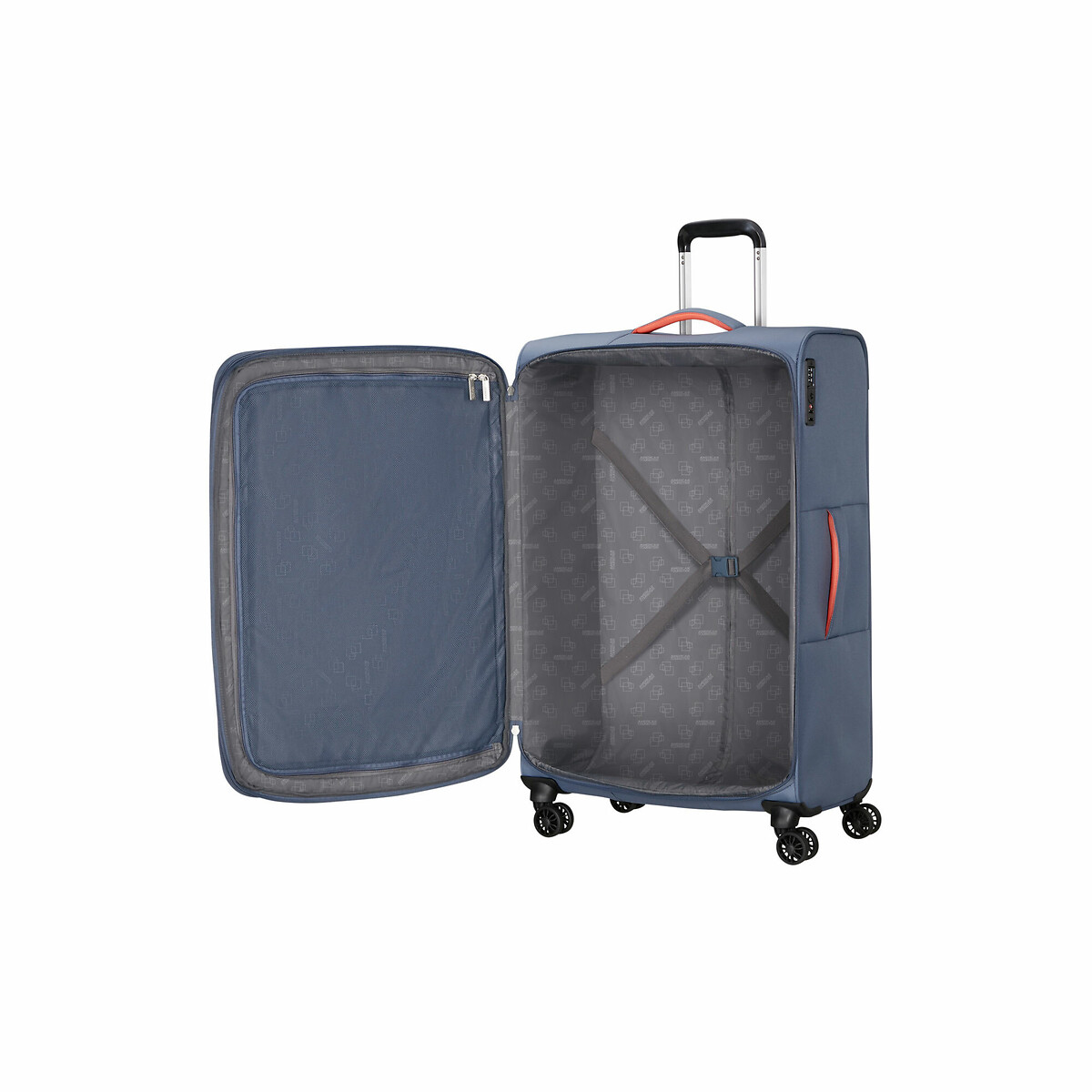 Mala de Viagem Grande Cloudrider 78cm, Expansível, 104L, American Tourister azul, AMERICAN TOURISTER