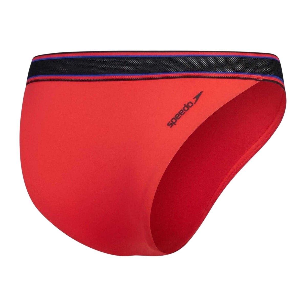 Culotte de bain motif/style uni et rayures rouge, SPEEDO