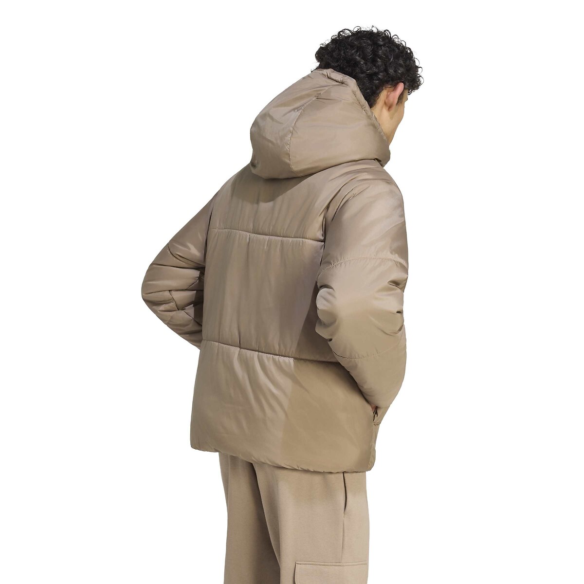 Veste à capuche, ESSENTIALS CLIMAWARM marron, ADIDAS SPORTSWEAR
