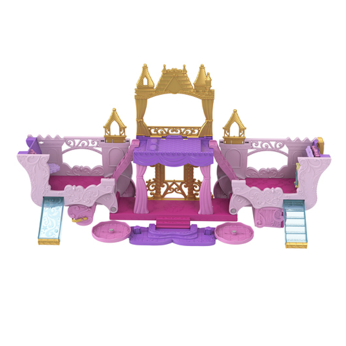 Coffret Transformation Carrosse en Chateau - Aurore rose, MATTEL