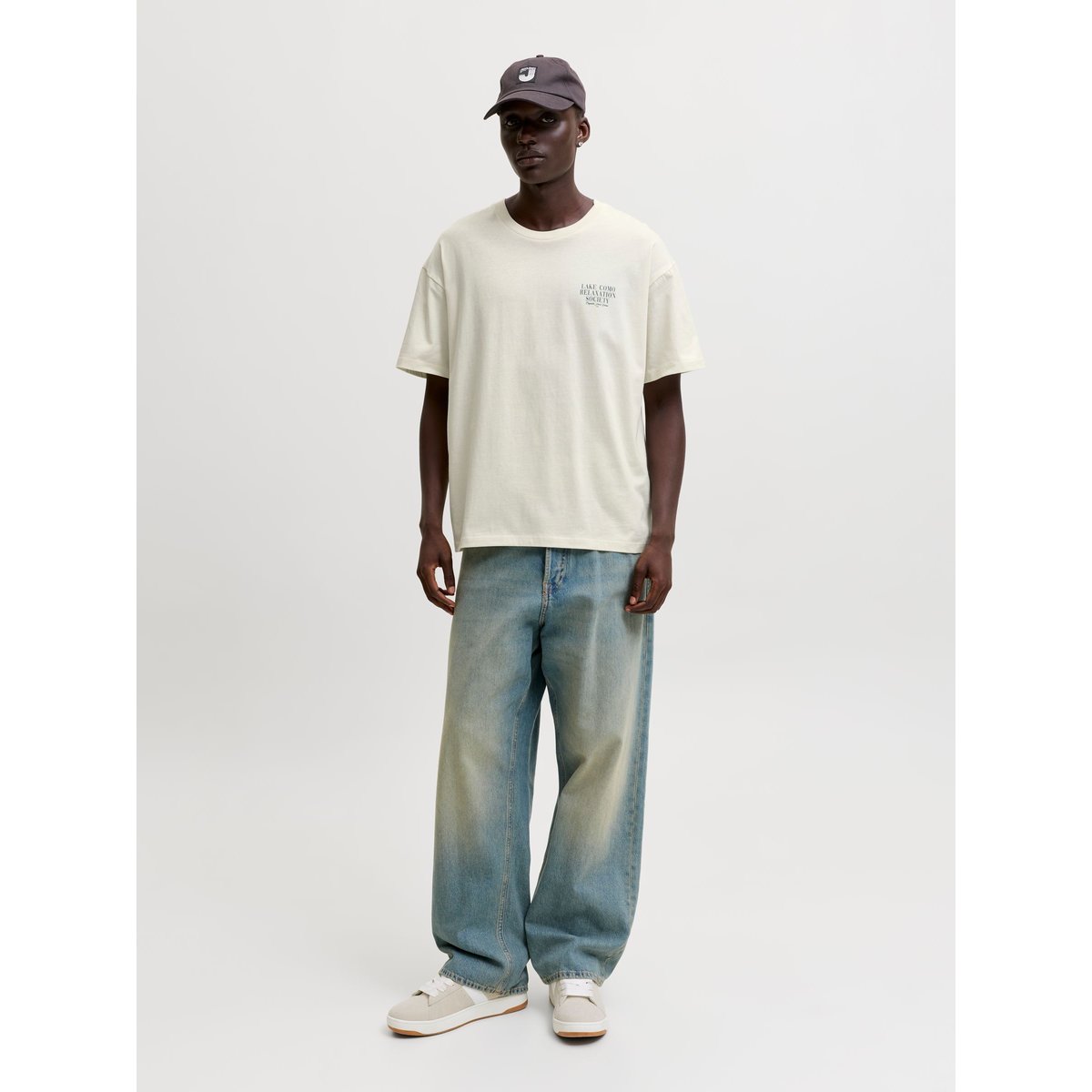 T-Shirt egret, JACK & JONES