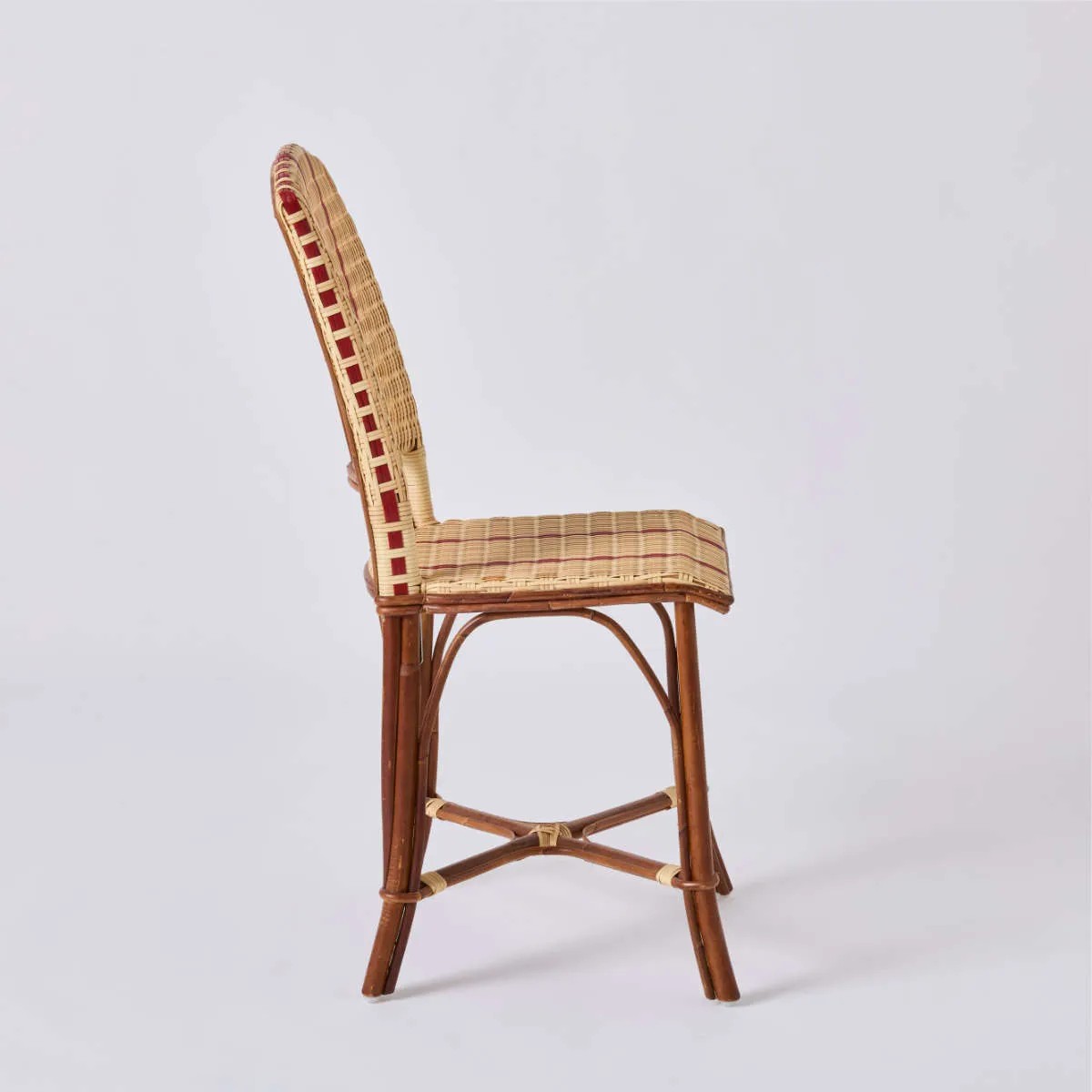 Chaise en rotin et résine BISTROT rotin foncé, KOK