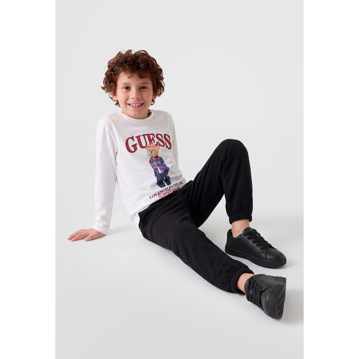Joggers Coupe Classique noir, GUESS KIDS