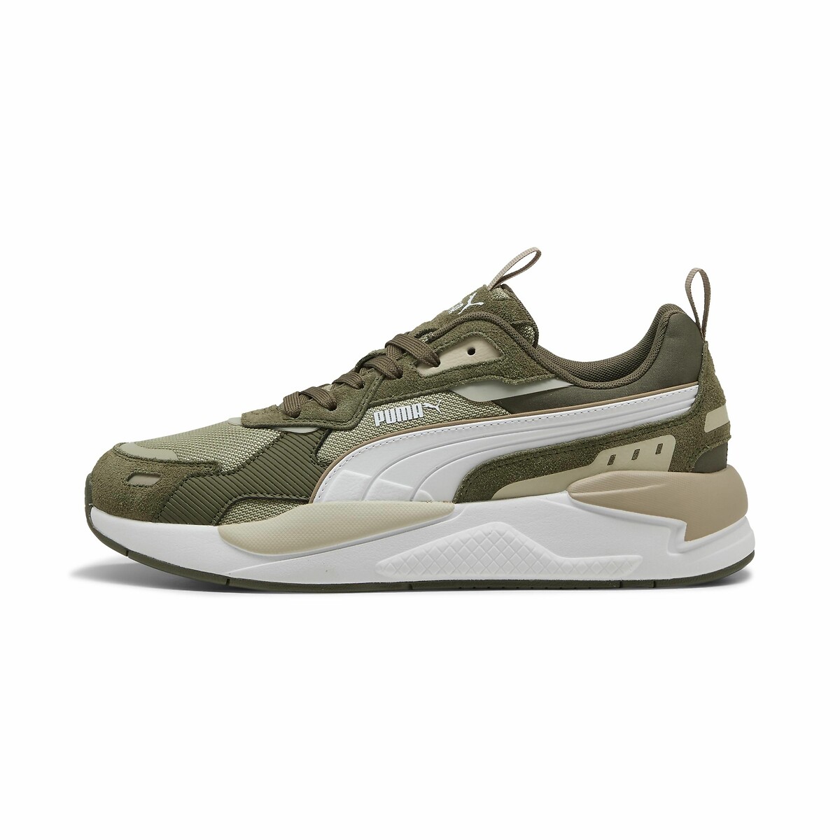 Baskets X-Ray 3 Suede kaki/blanc, PUMA