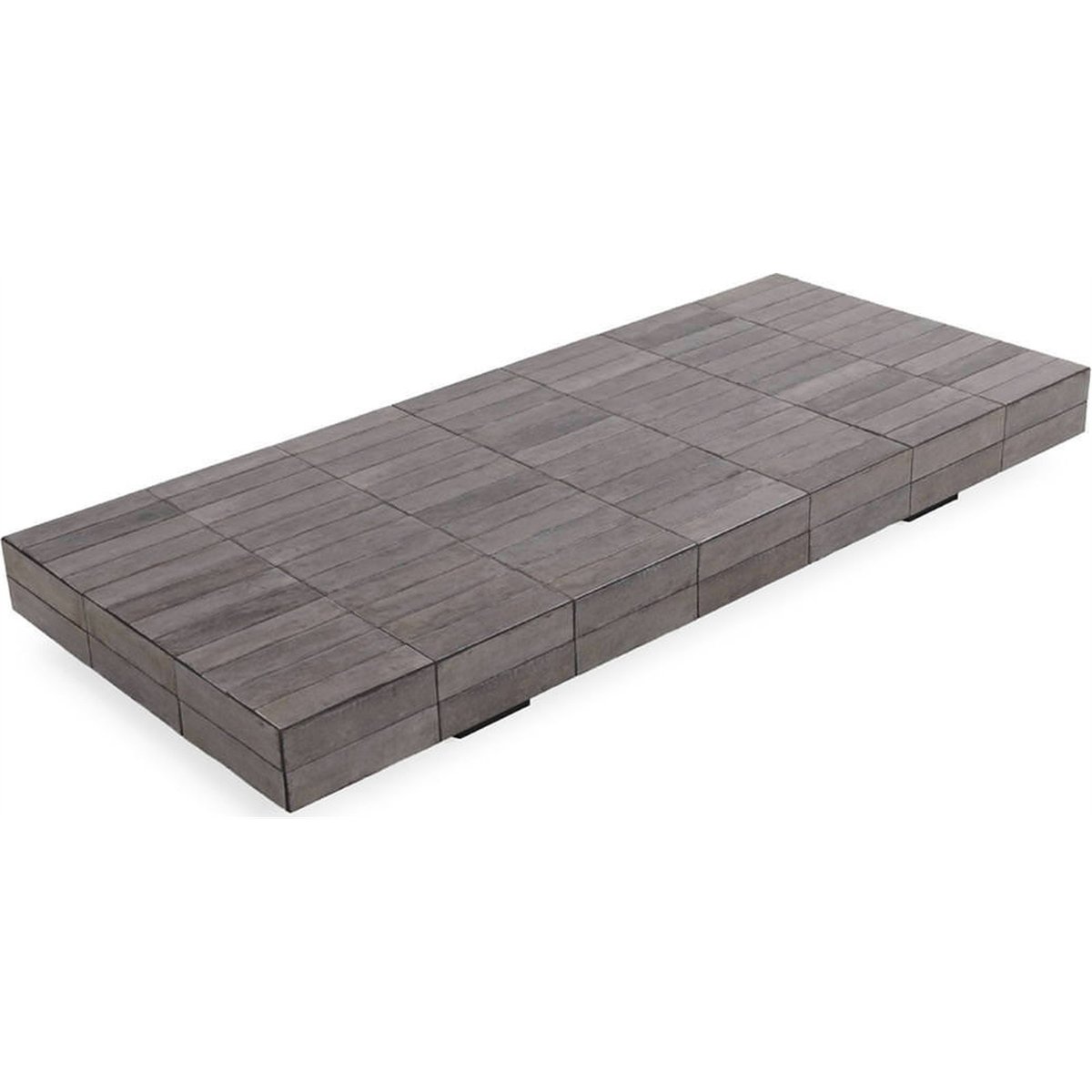 Table basse en céramique contemporaine gris, RECOLLECTION