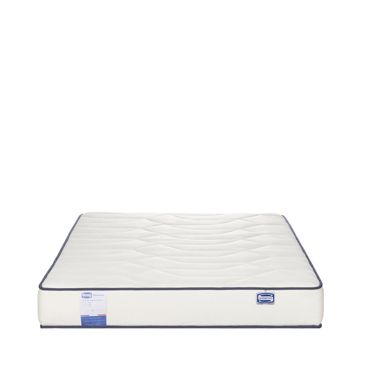 Matelas 100% ressorts, accueil ferme- TRAINING-S couleur unique, SIMMONS