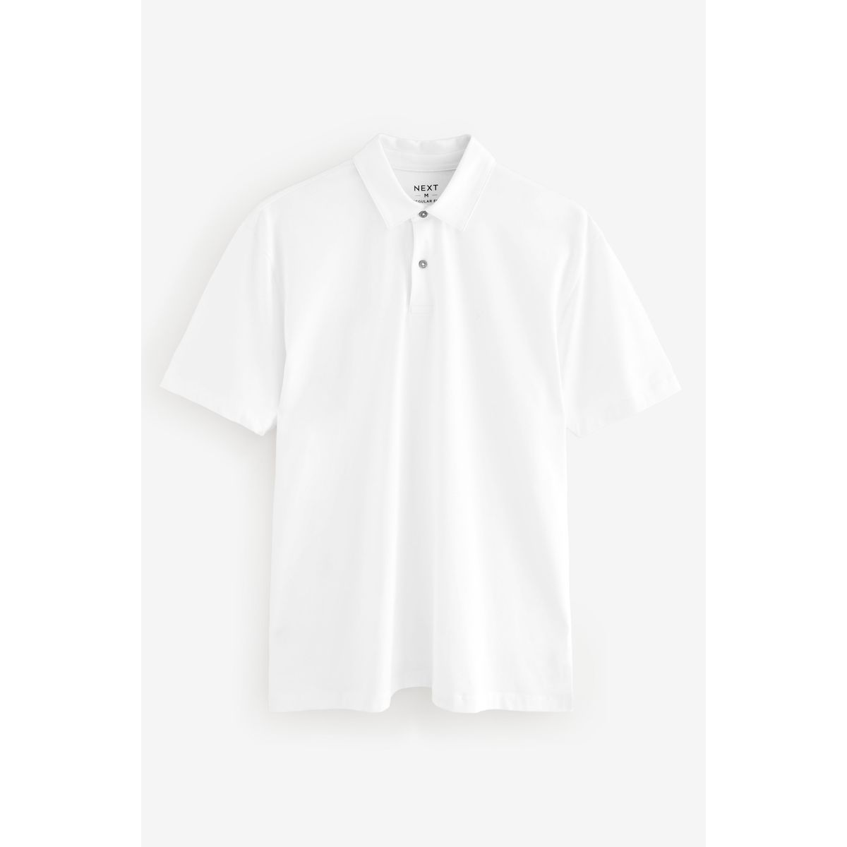 Polos en jersey à manches courtes, lot de 5 bleu marine/brun/gris/blanc/vert sauvage, NEXT