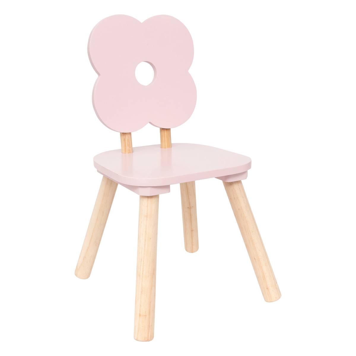 Chaise enfant DOUCEUR rose, ATMOSPHERA FOR KIDS