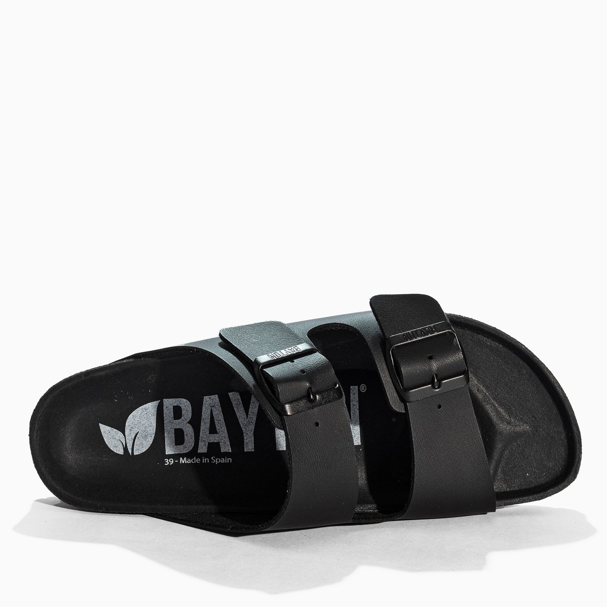 Sandales Vegan ATLAS noir, BAYTON