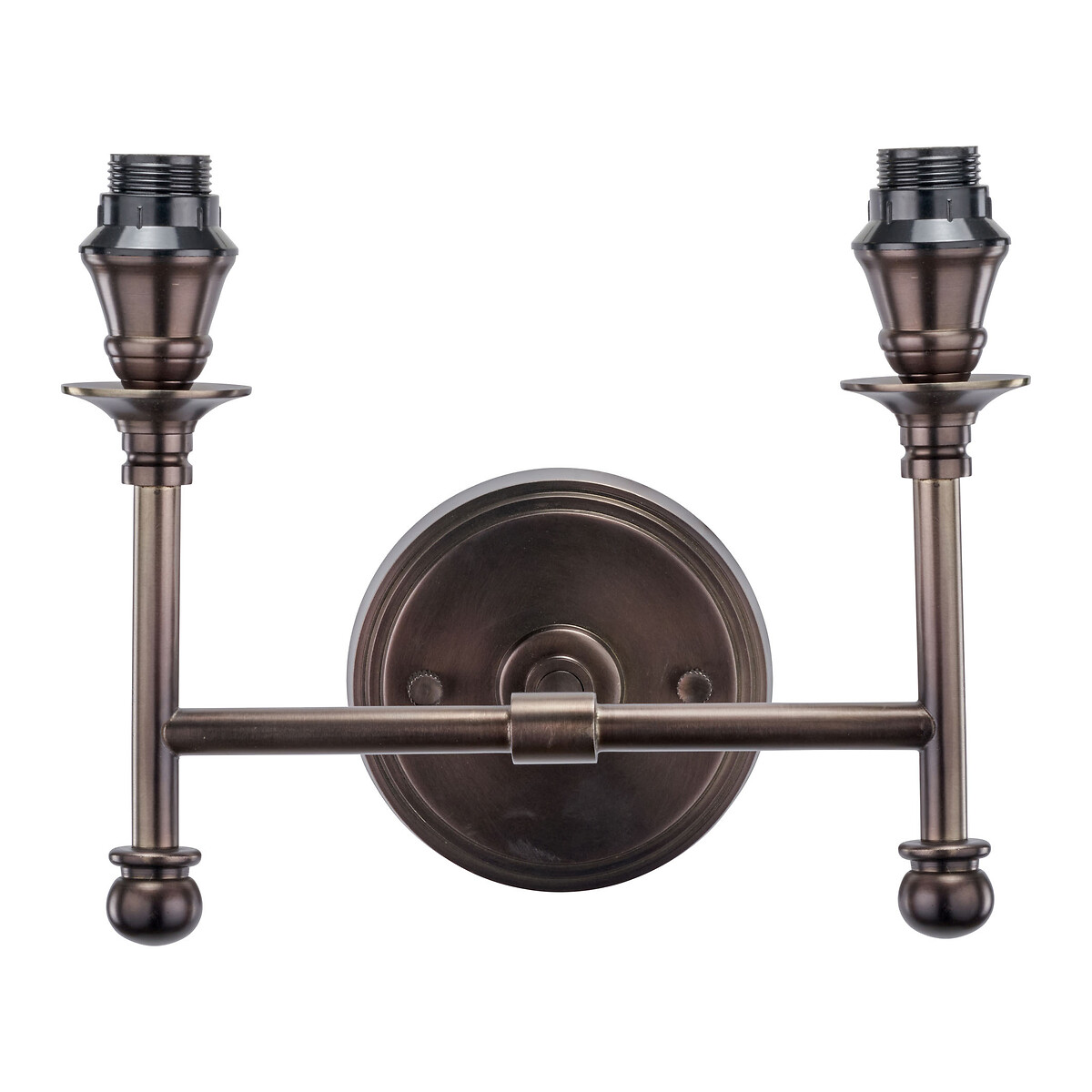 Pyro 2-Light Metal Candlestick Wall Light in Antique Bronze bronze, SO'HOME
