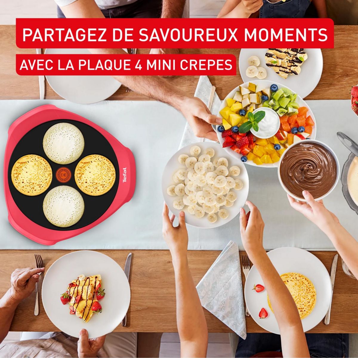 Crêpe party Easy Crep Party PY3207F0 couleur unique, TEFAL