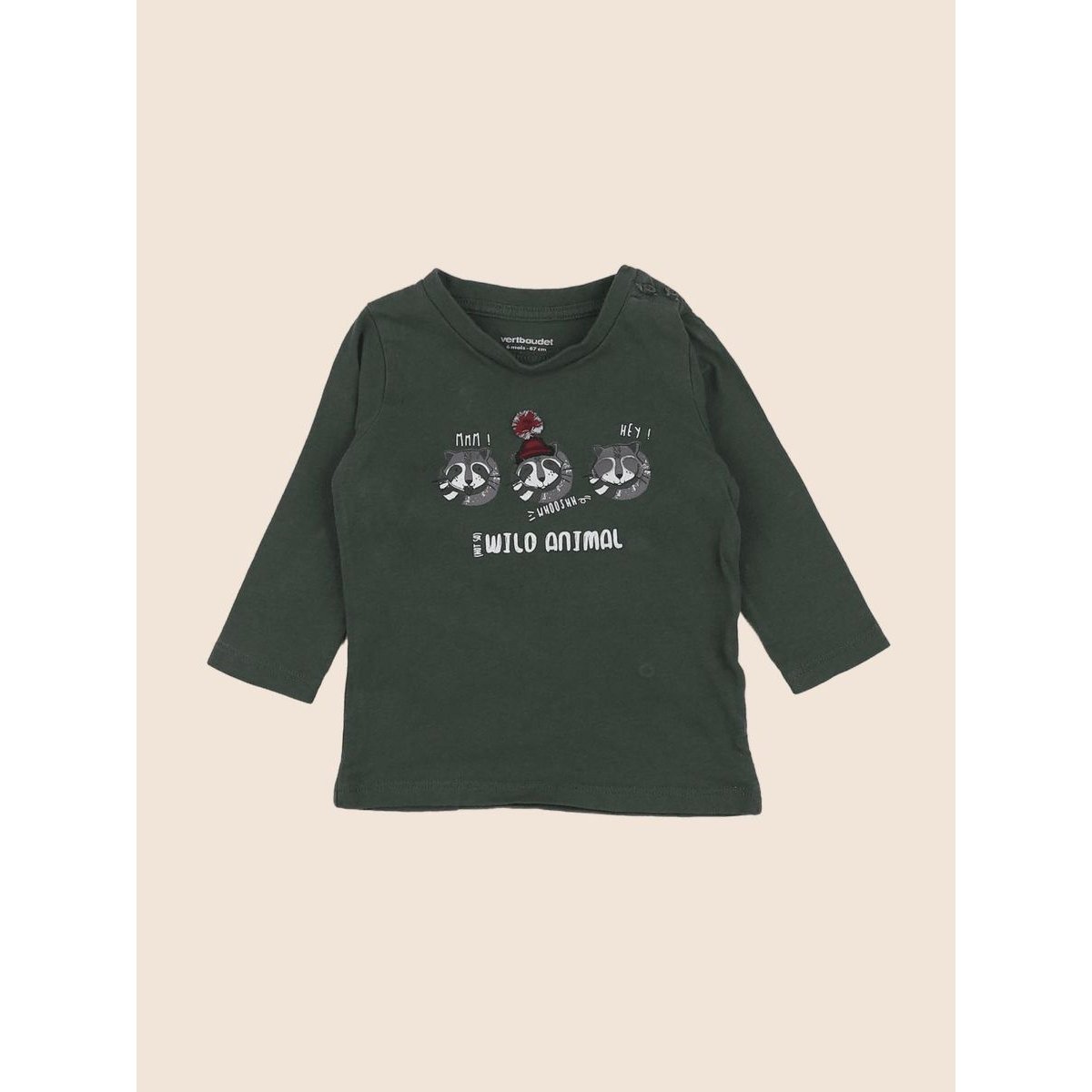 Tee-shirt - Très bon état vert, VERTBAUDET