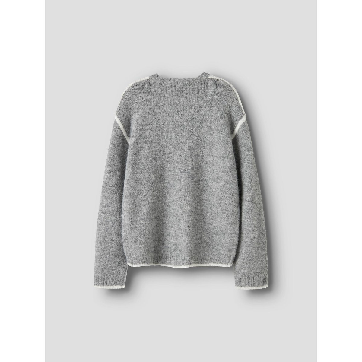 Pull En Maille gris - grey melange1, NAME IT