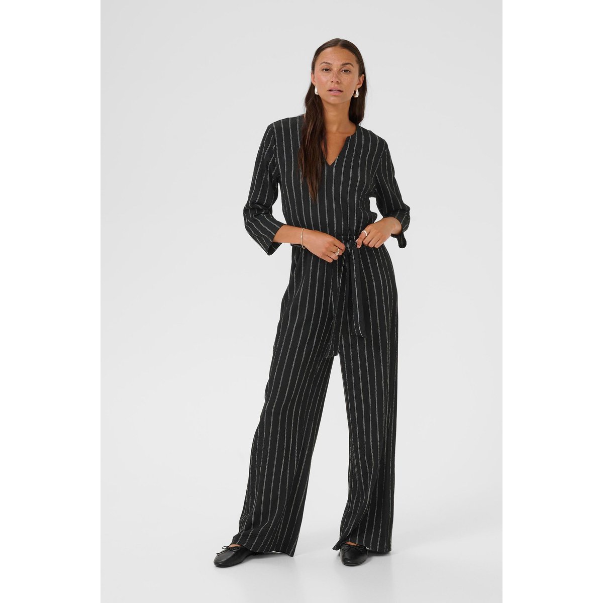 Combinaison noir blanc black/whtie stripe, KAFFE