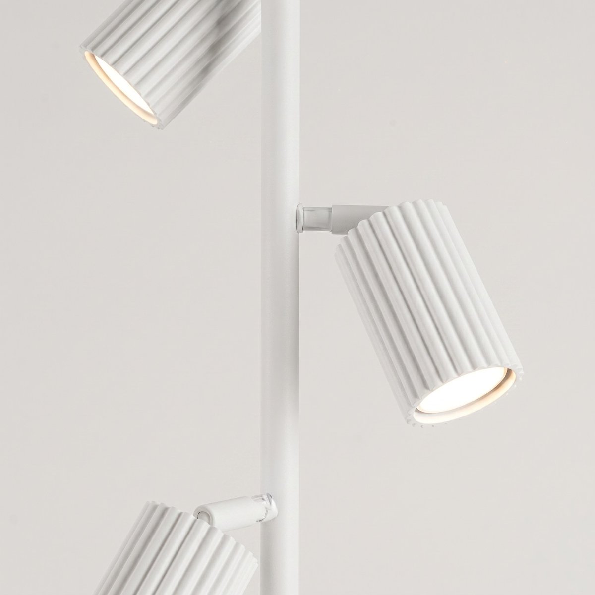 Lampadaire Aluminium Blanc GU10 3 KARBON blanc, EDEN