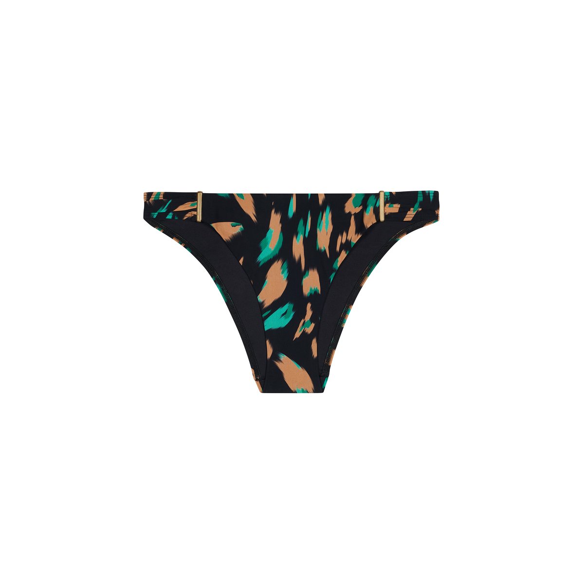 Bas de maillot de bain Mini-coeur Feline Energy green panther, AUBADE
