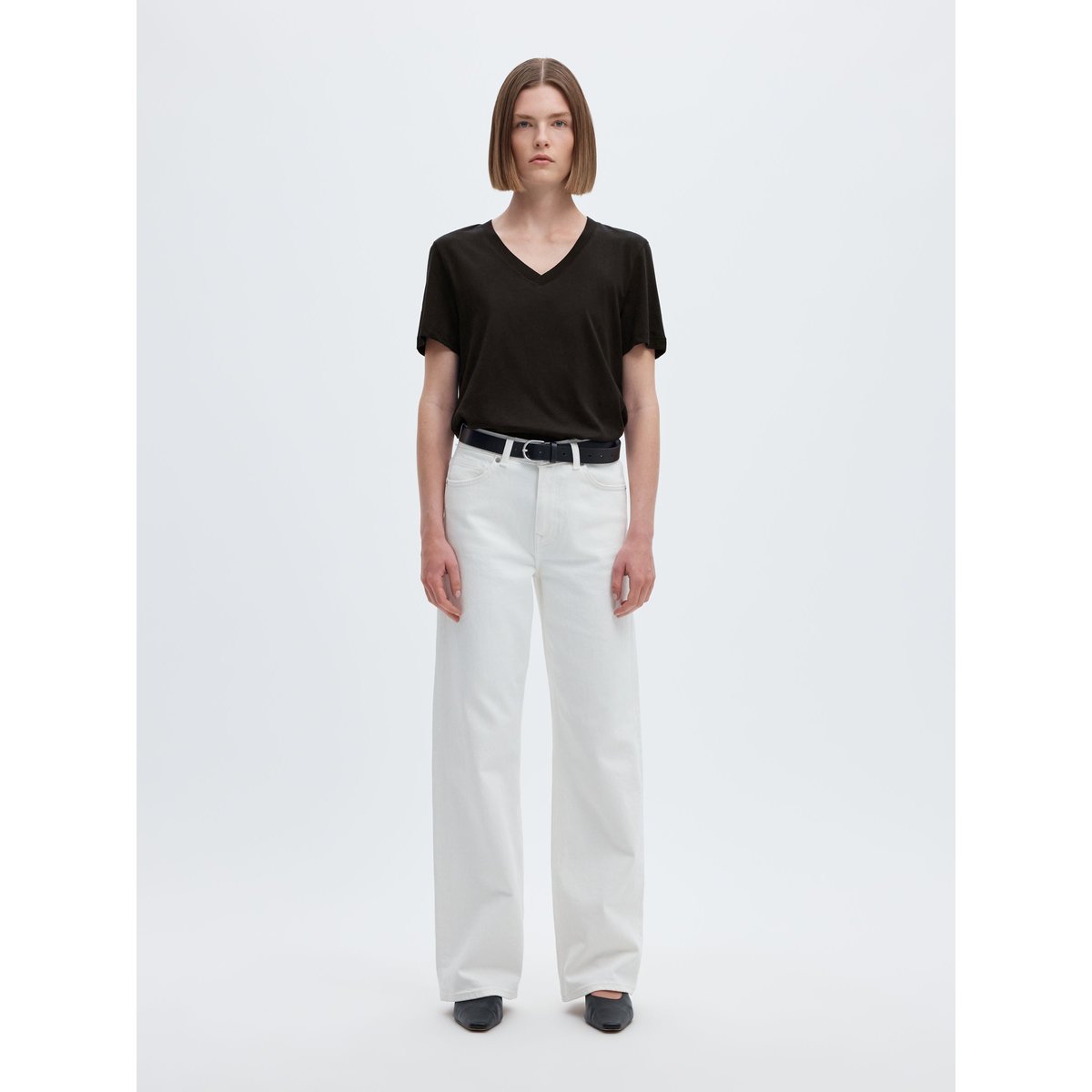 T-Shirt noir - black, SELECTED