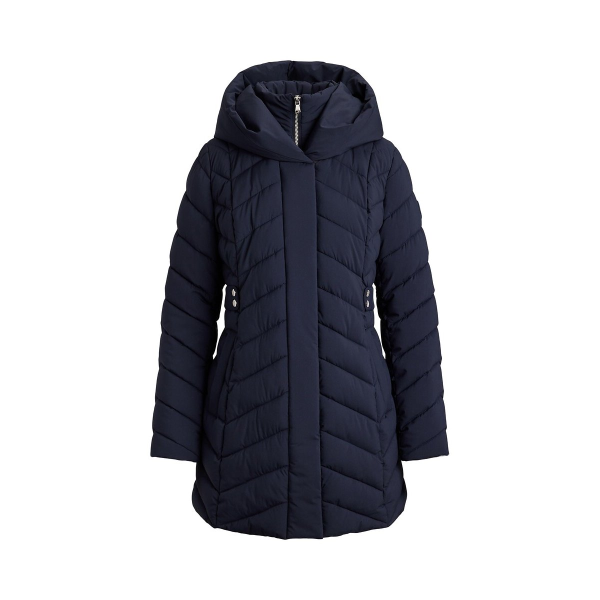 Doudoune mi-longue à capuche marine, LAUREN RALPH LAUREN