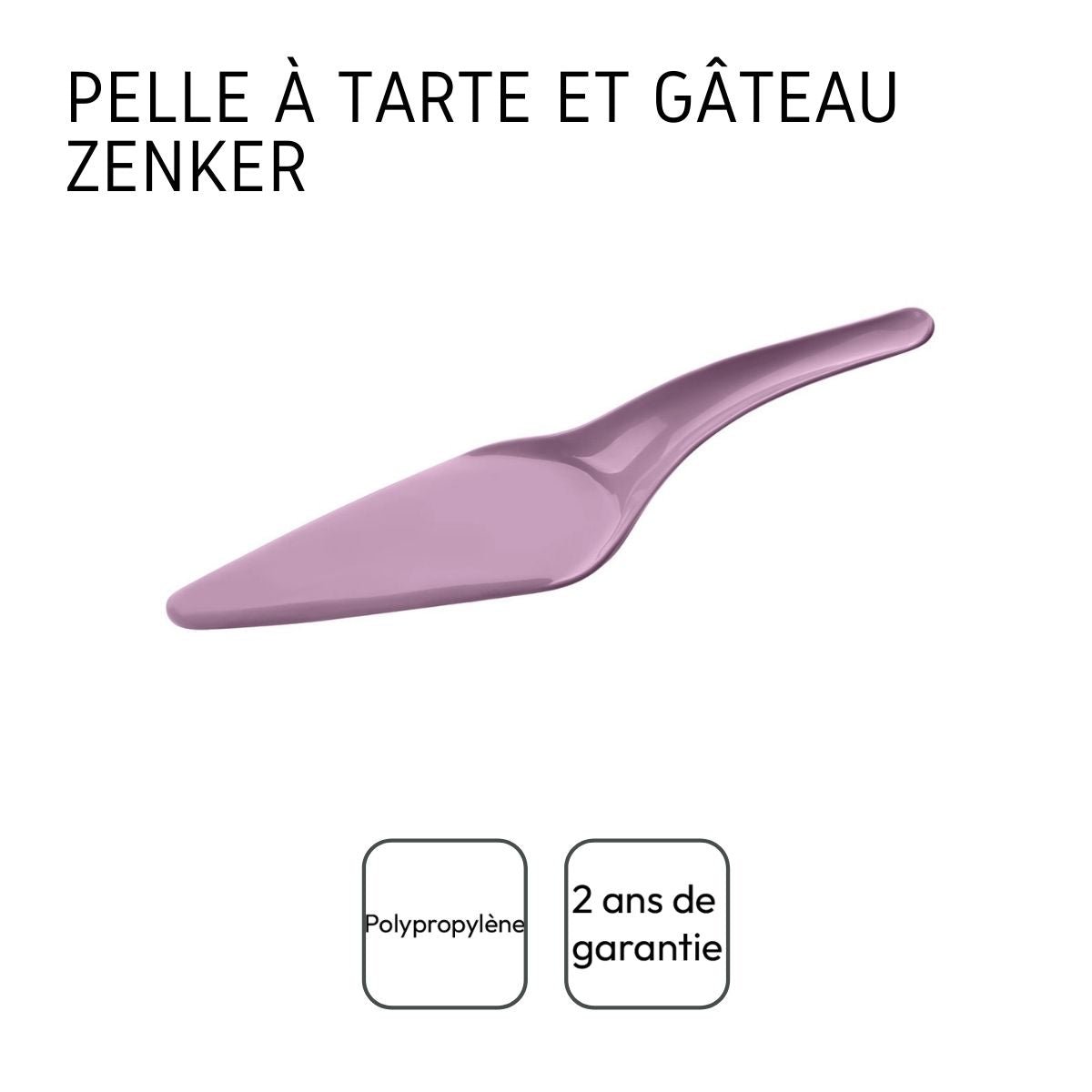 Pelle à tarte rose SWEET SENSATION lila, ZENKER
