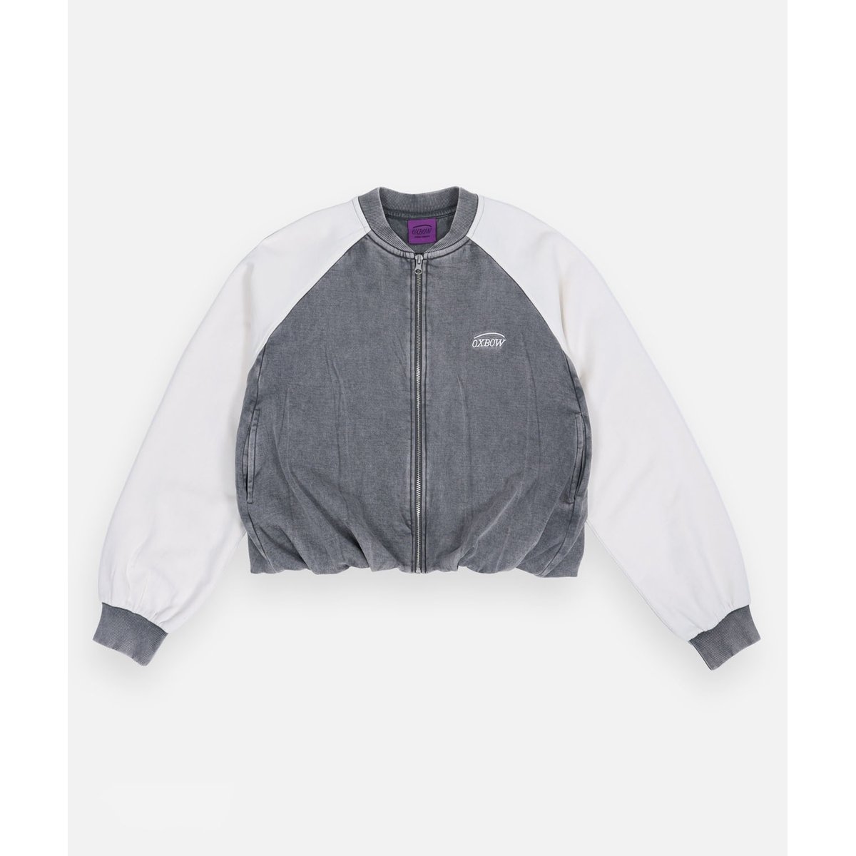 Sweat zippé WARPEDFLO pewter, OXBOW