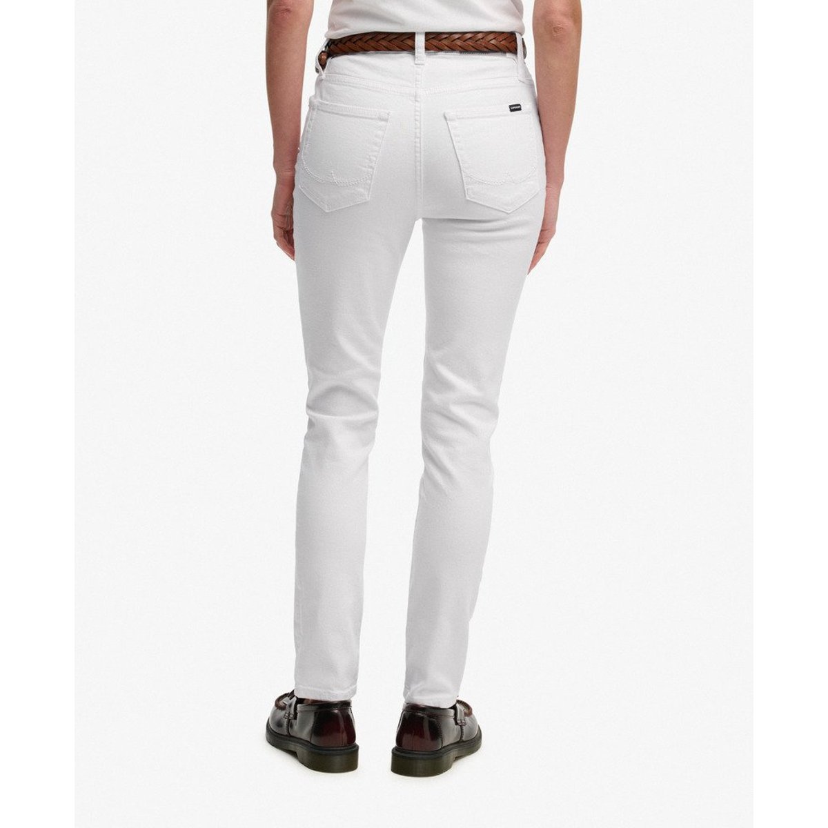 Jean Skinny Taille Haute blanc, SUPERDRY
