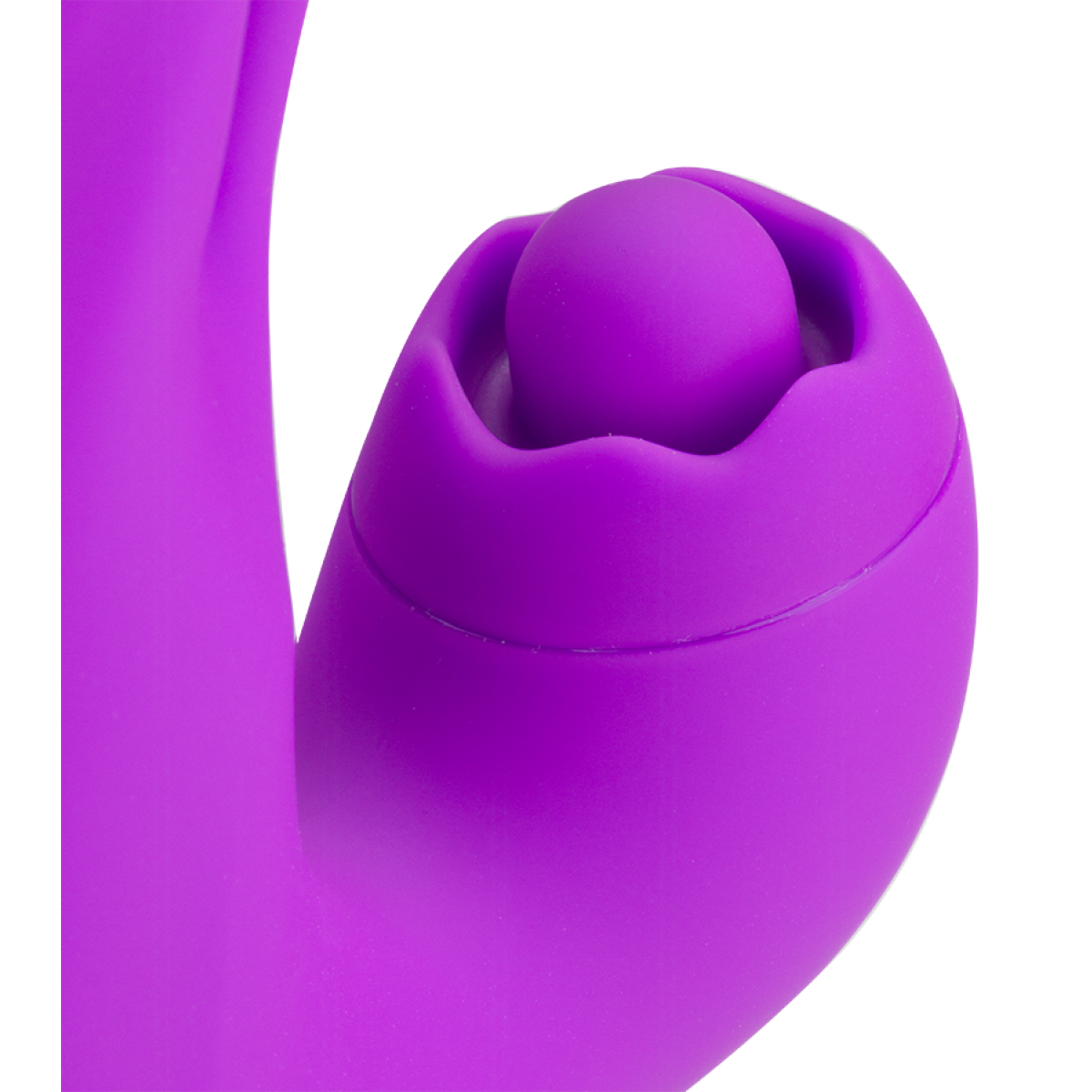 Vibromasseur puissant rabbit flapping et percussions Flutter Kiss violet, LOVE AND VIBES