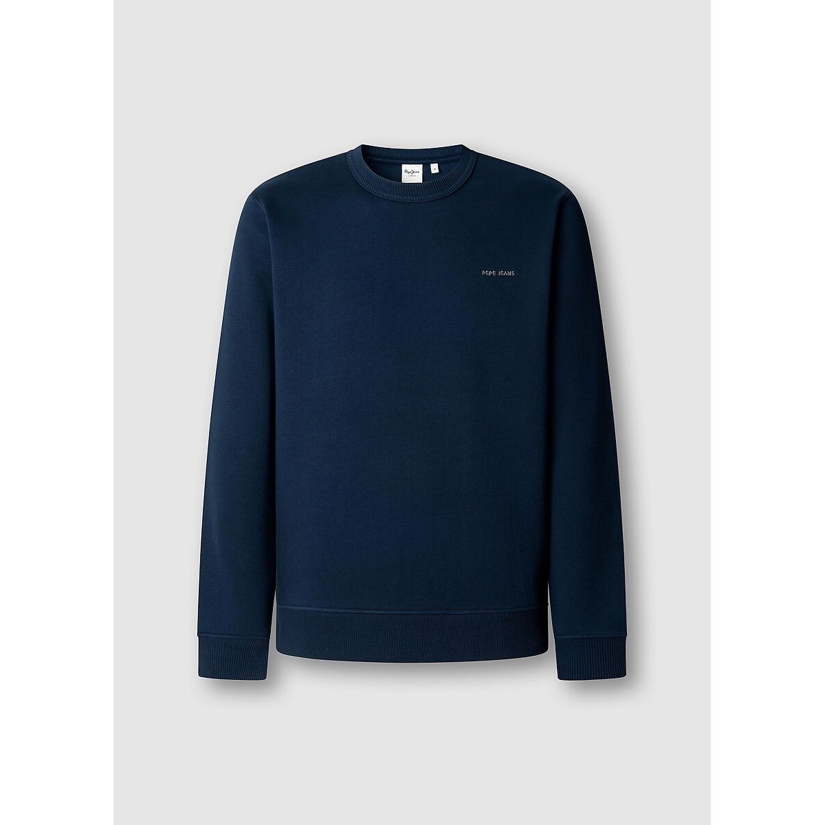 Felpa girocollo blu marino, PEPE JEANS