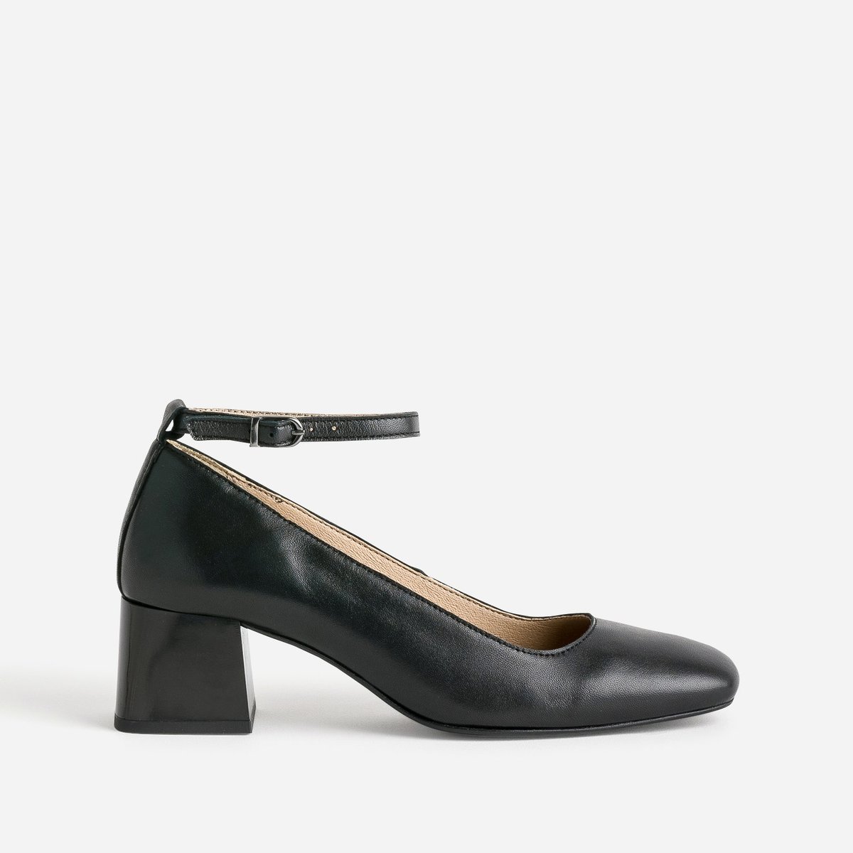 Escarpin en cuir BERLIN noir, ERAM