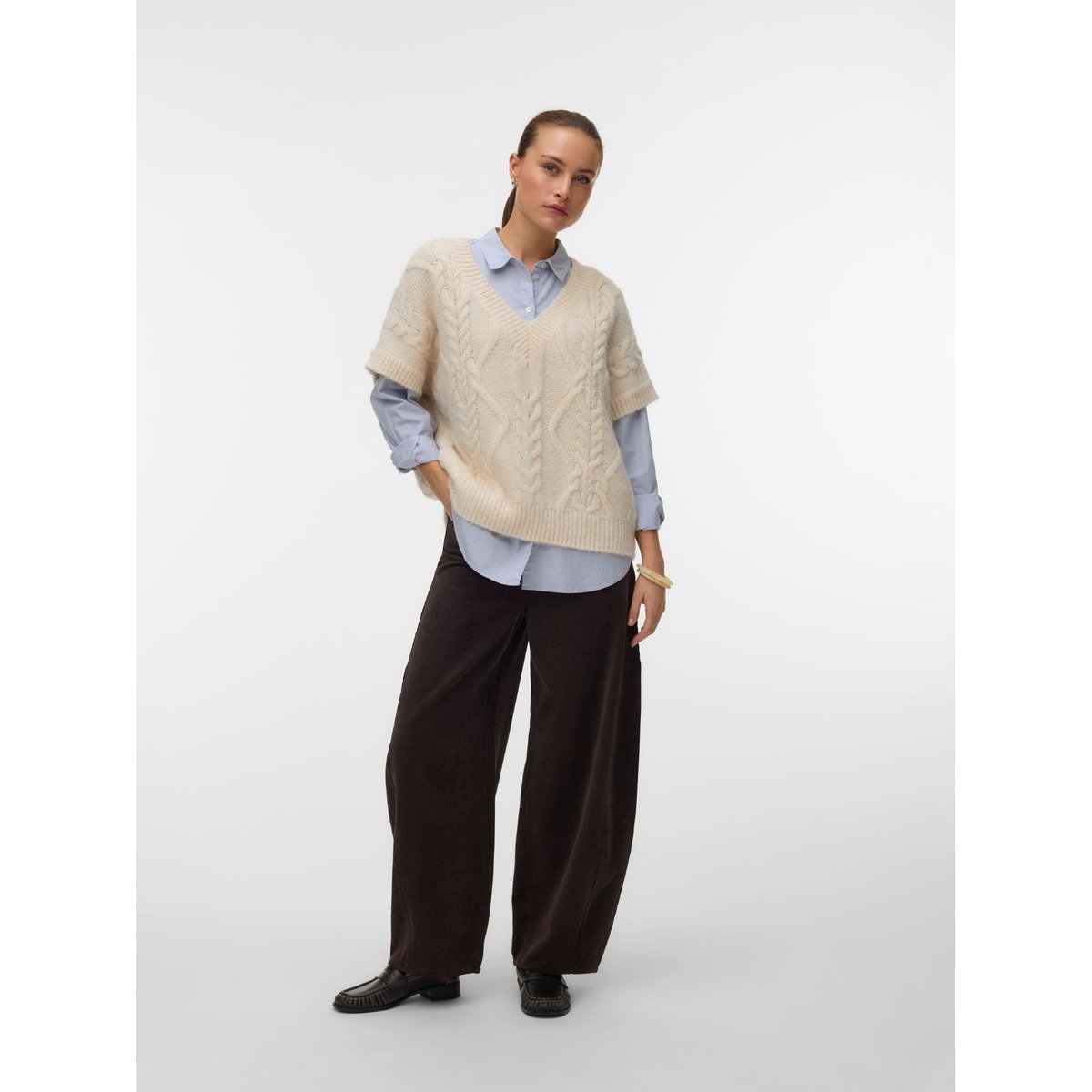 Pull En Maille birch 1, VERO MODA