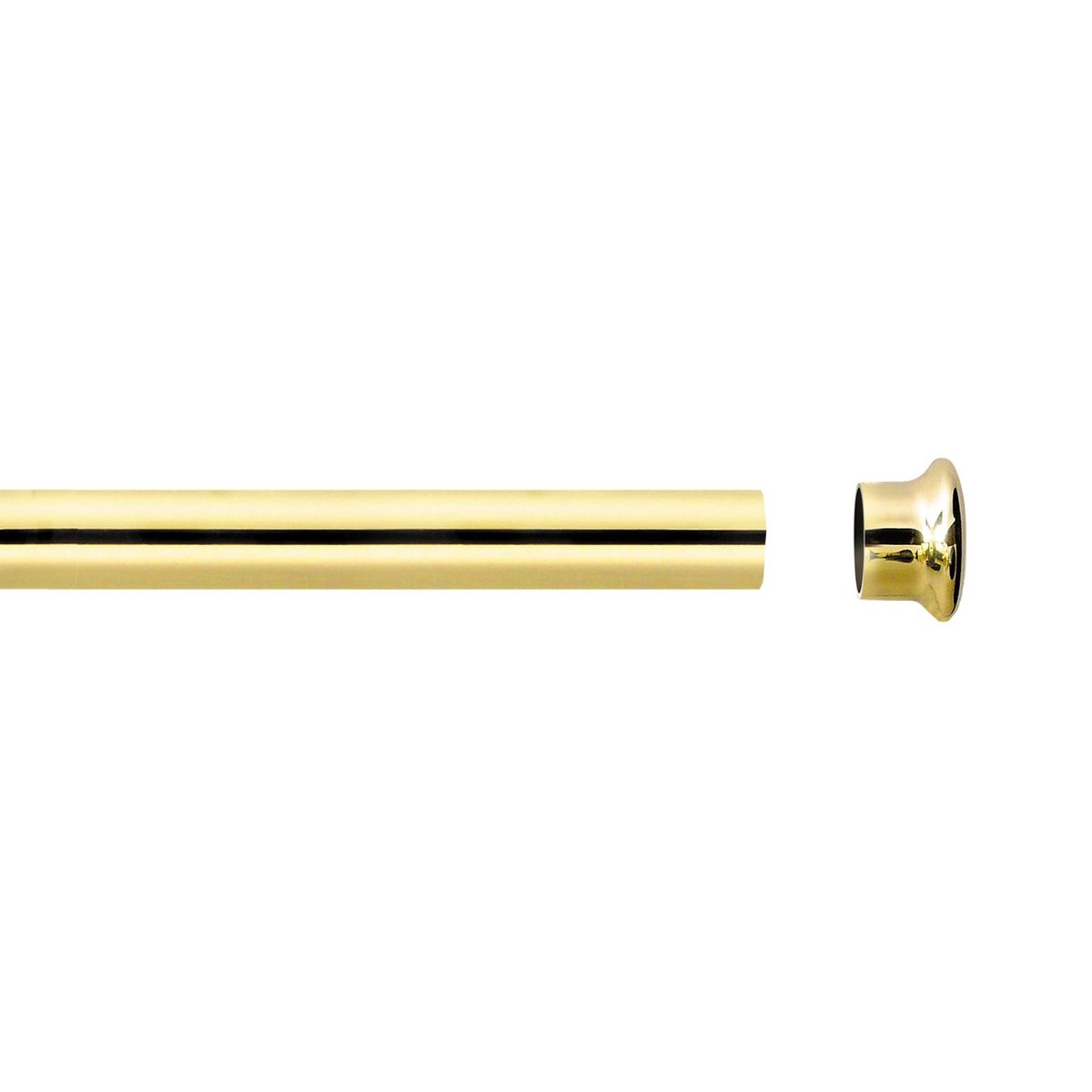 Tube tringle doré 2 m x 28 mm doré, HOME MAISON