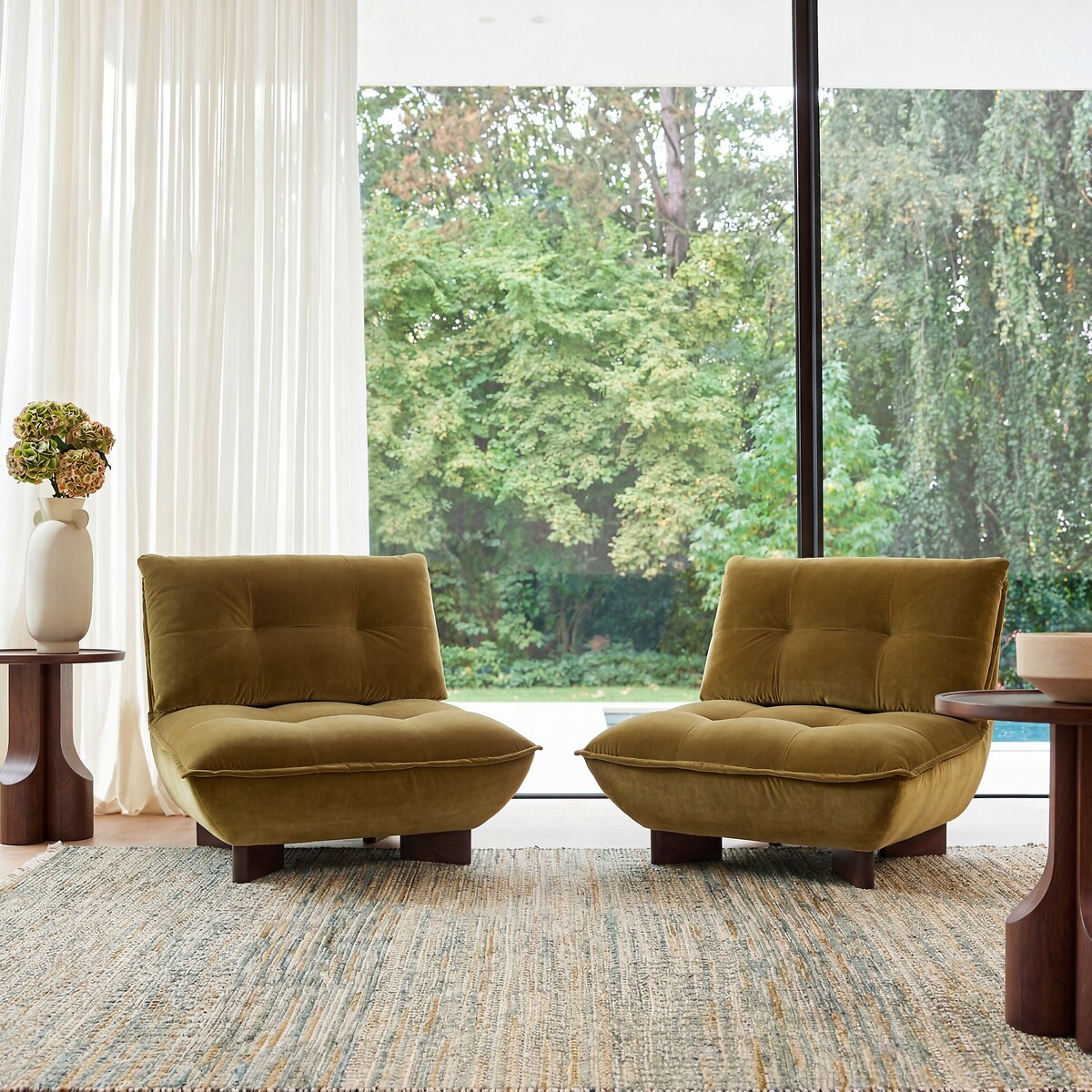 Chauffeuse modulable en velours, KAORI bronze, AM.PM