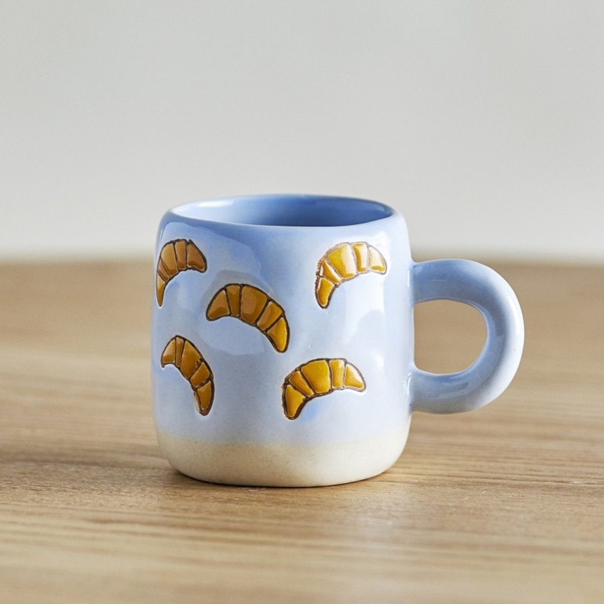 Petite tasse grès croissants  MILLIE bleu clair, BLOOMINGVILLE