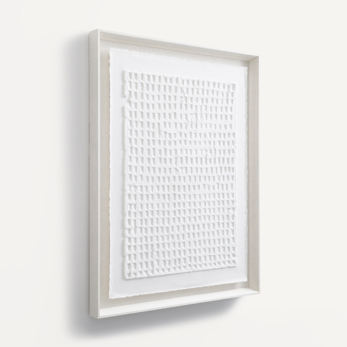 Heln Embossed Paper Wall Art white, AM.PM