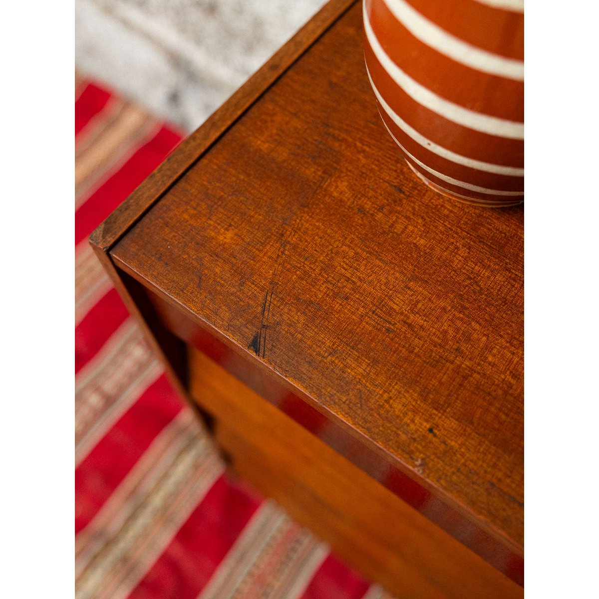Commode de rangement Olga N°714 - Bon état bois foncé, DEBONGOUT
