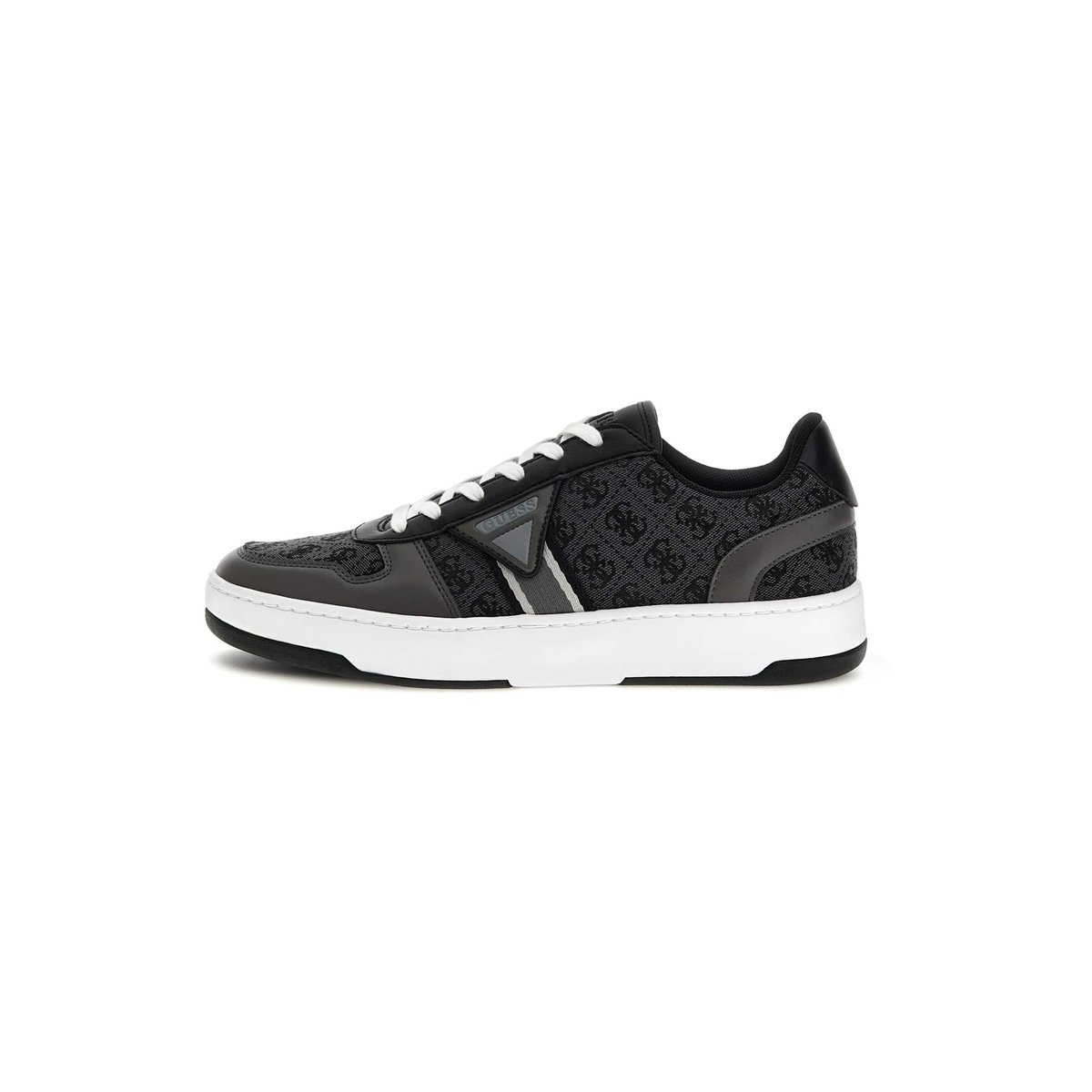 Sneakers Logo Vincent noir, GUESS