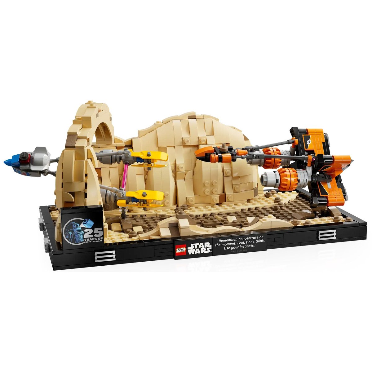 Diorama LEGO Star Wars Mos Espa - Course de Podracers 75380 multicolore, LEGO