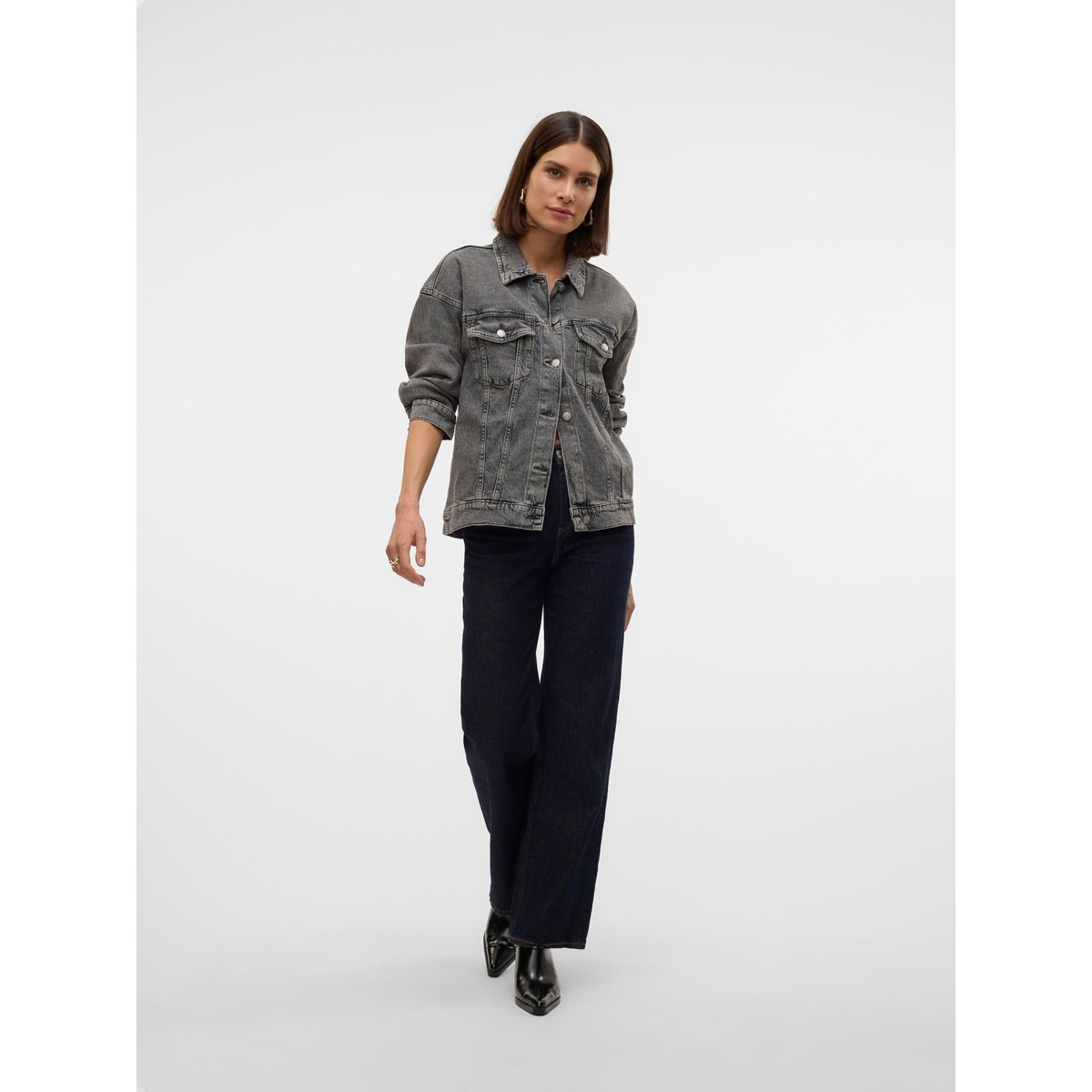 Veste En Jean medium grey denim, VERO MODA
