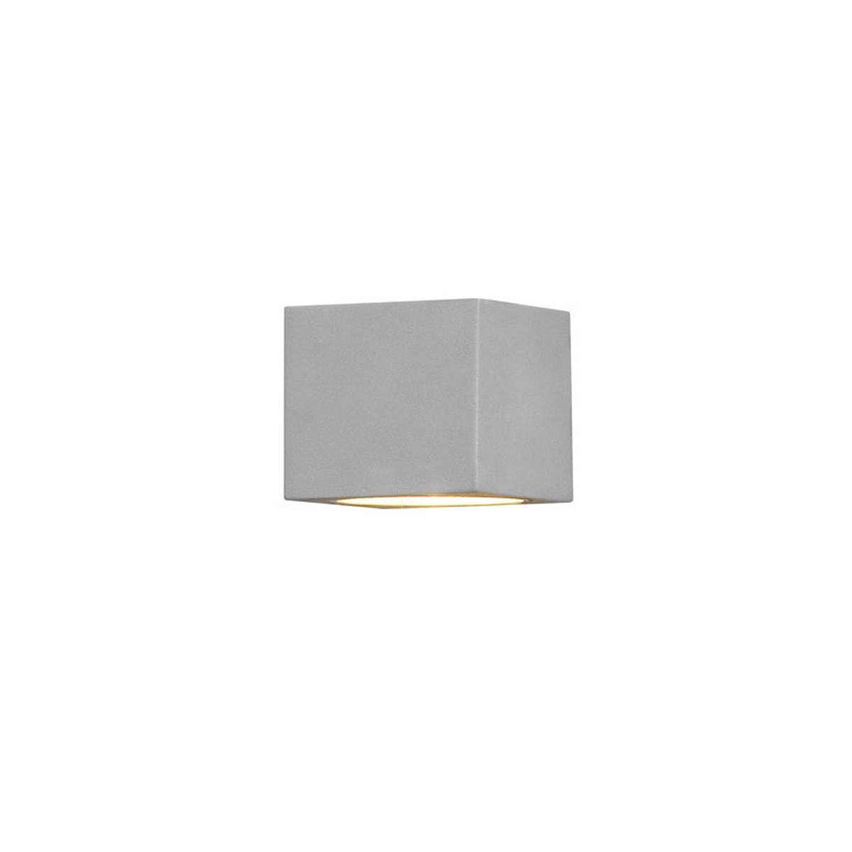 Applique Extérieure Design Cube gris clair gris, MILLUMINE
