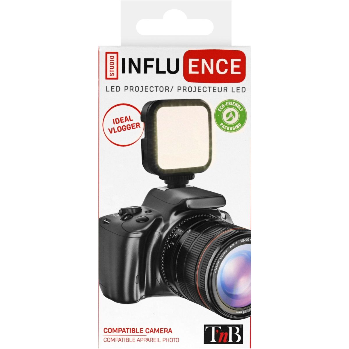 Lampe LED Influence Projecteur transportable LED couleur unique, TNB