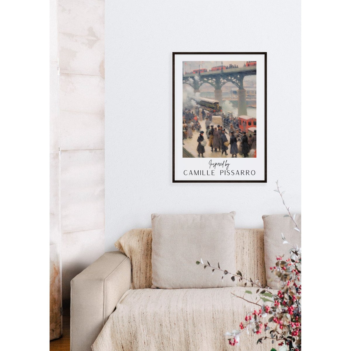 Affiche Camille Pissarro n°8 blanc, L'AFFICHERIE