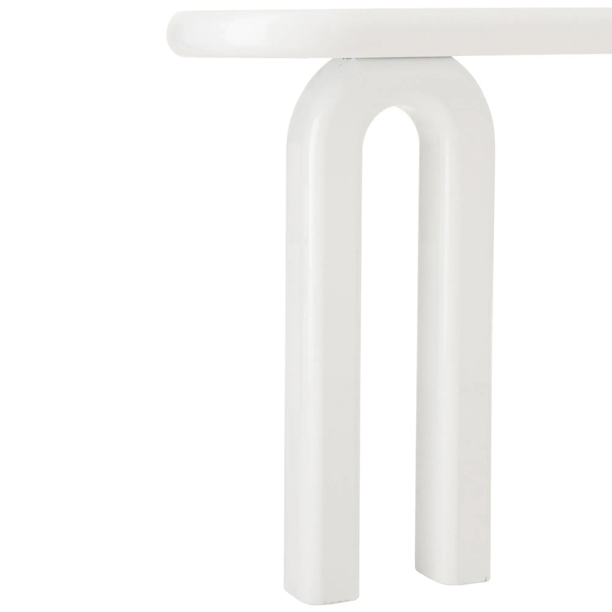 Console rétro ovale L120 - LUCIENNE blanc, HELLIN, DEPUIS 1862