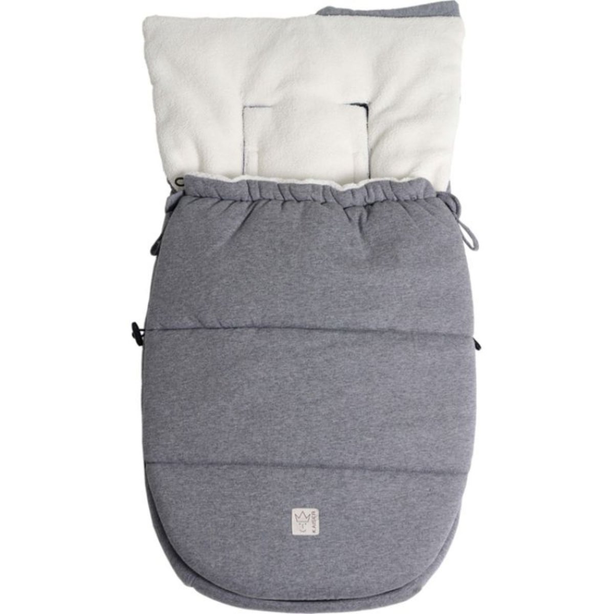 Chancelière universelle pour cosy Jersey Hood gris, blanc, KAISER