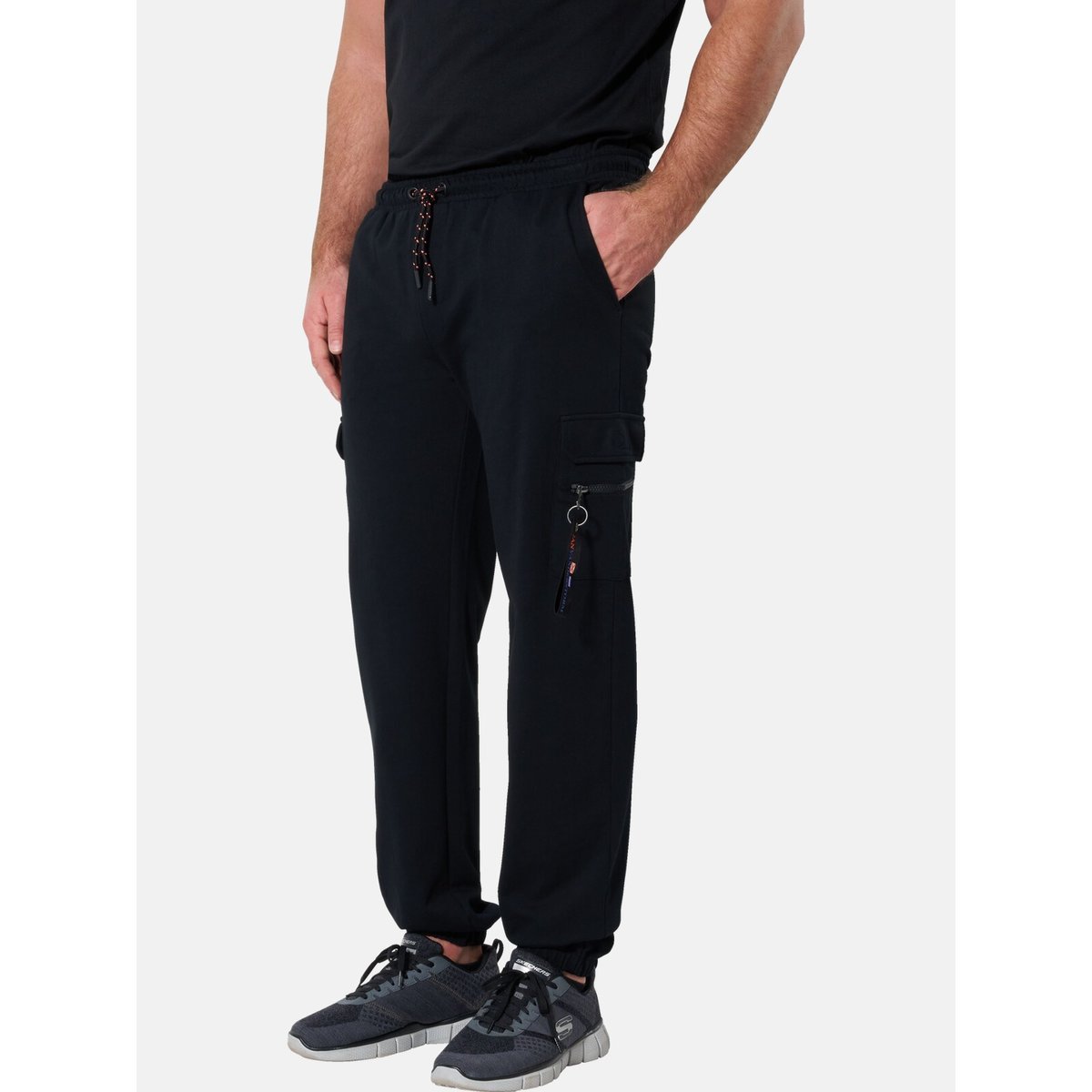 Pantalon de jogging OSMUND noir, JAN VANDERSTORM