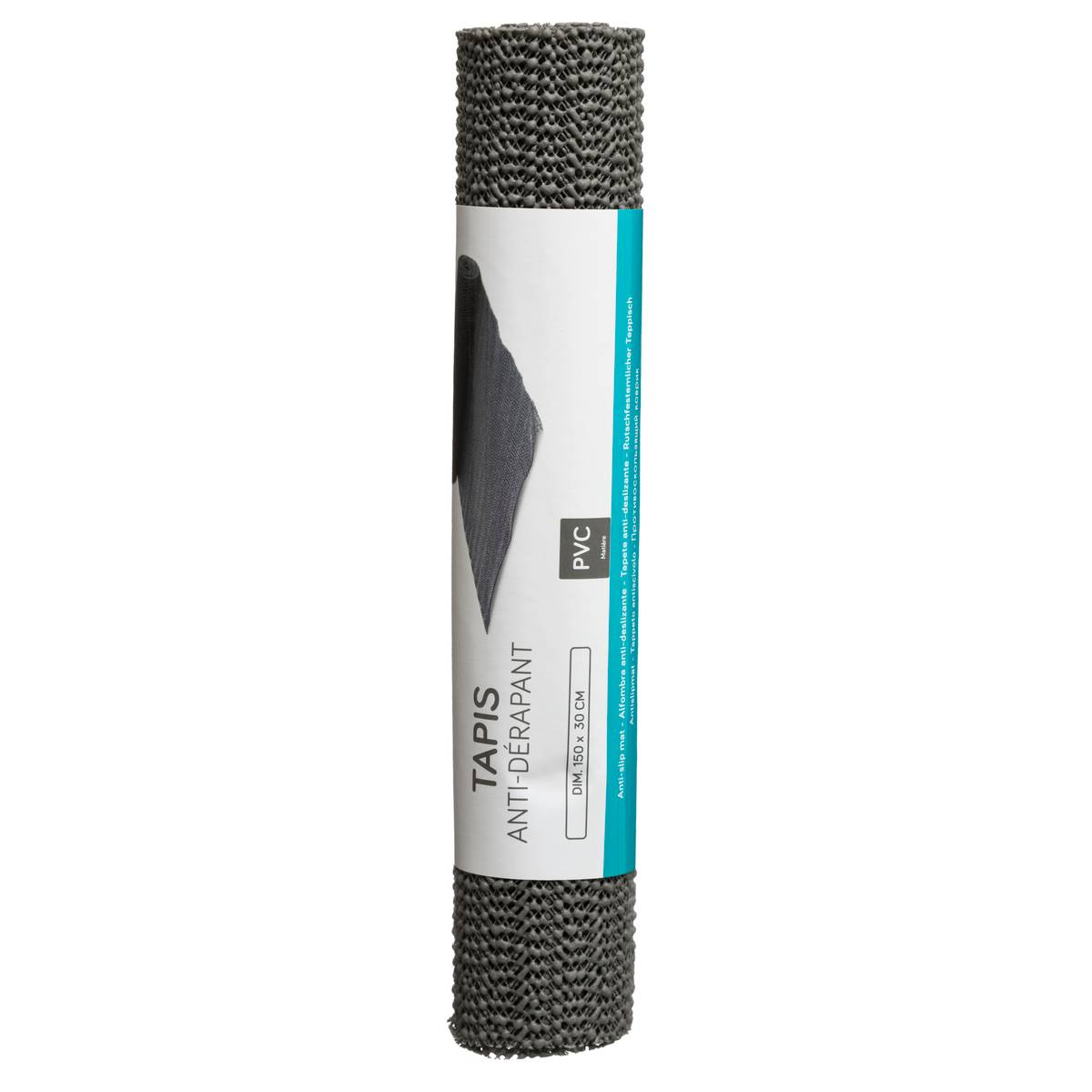 Tapis anti-dérapant enroulable longueur 150cm gris, 5FIVE SIMPLY SMART